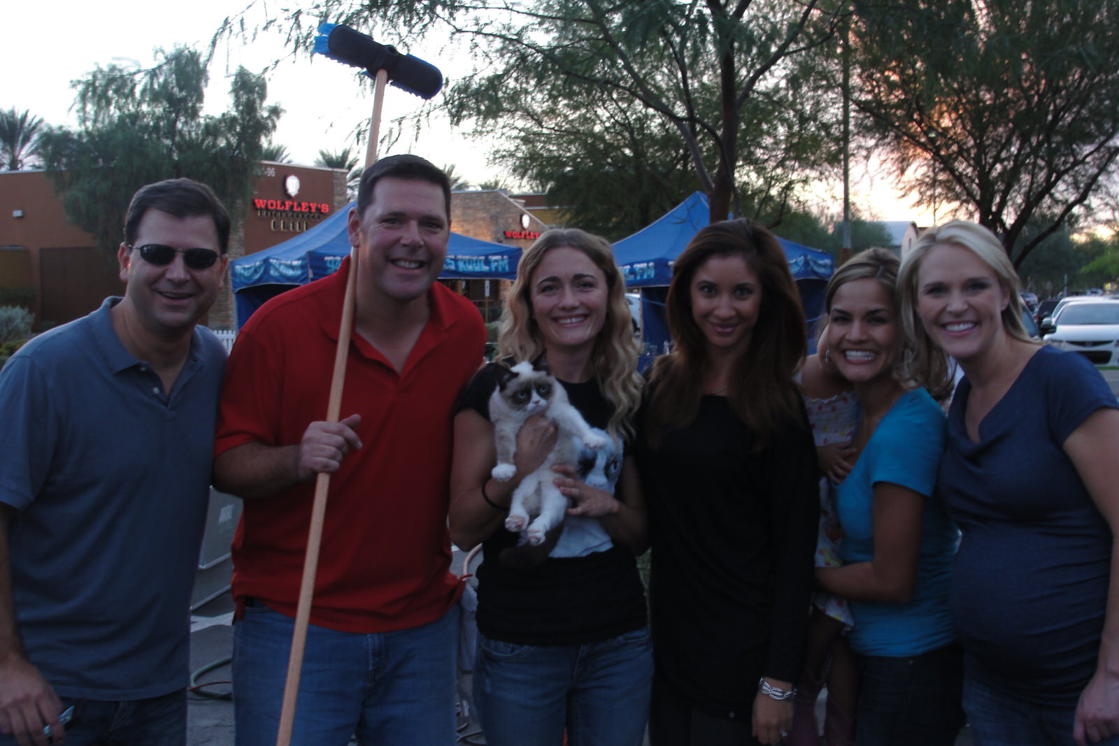 Grumpy Cat was at the Pay It Forward Carwash!