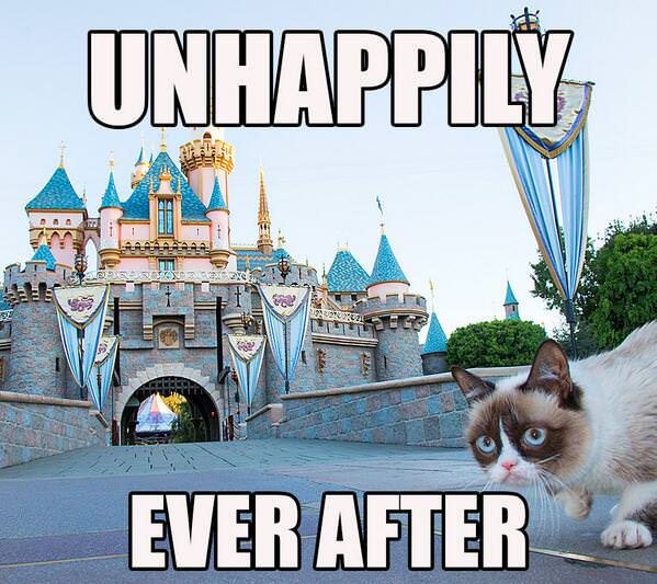 Another #DisneySide of Grumpy Cat: Unhappily Ever After at Disneyland